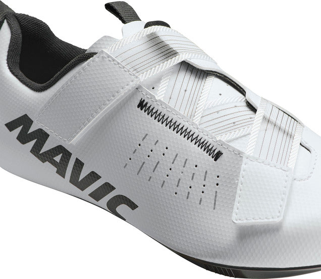 Chaussures Route MAVIC AKSIUM STRAP Blanc