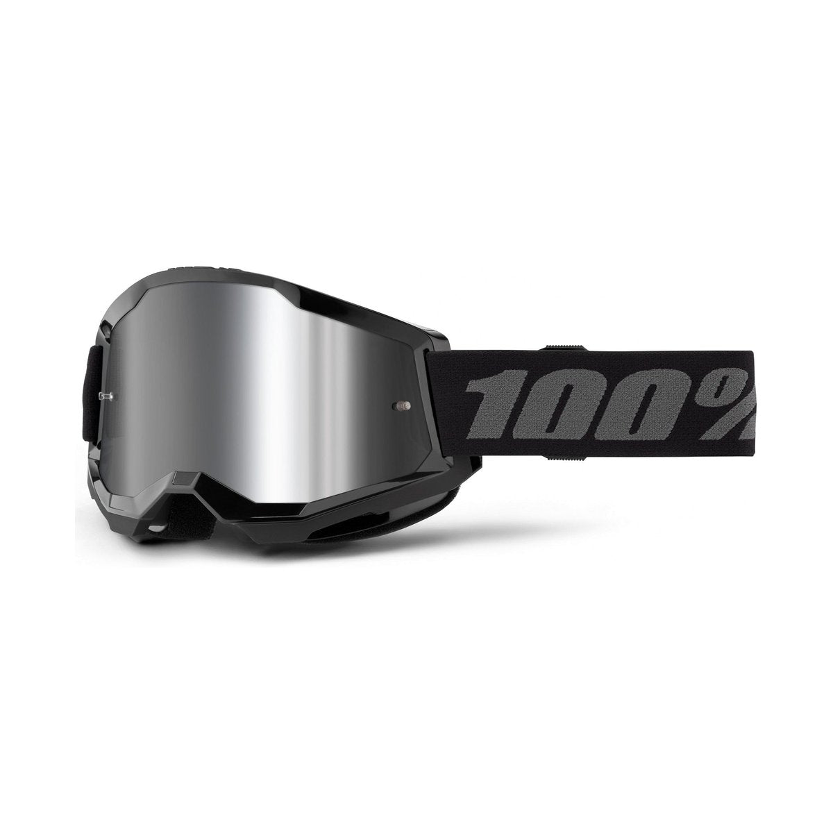 Masque 100% STRATA 2 Junior Noir Écran Silver Mirror