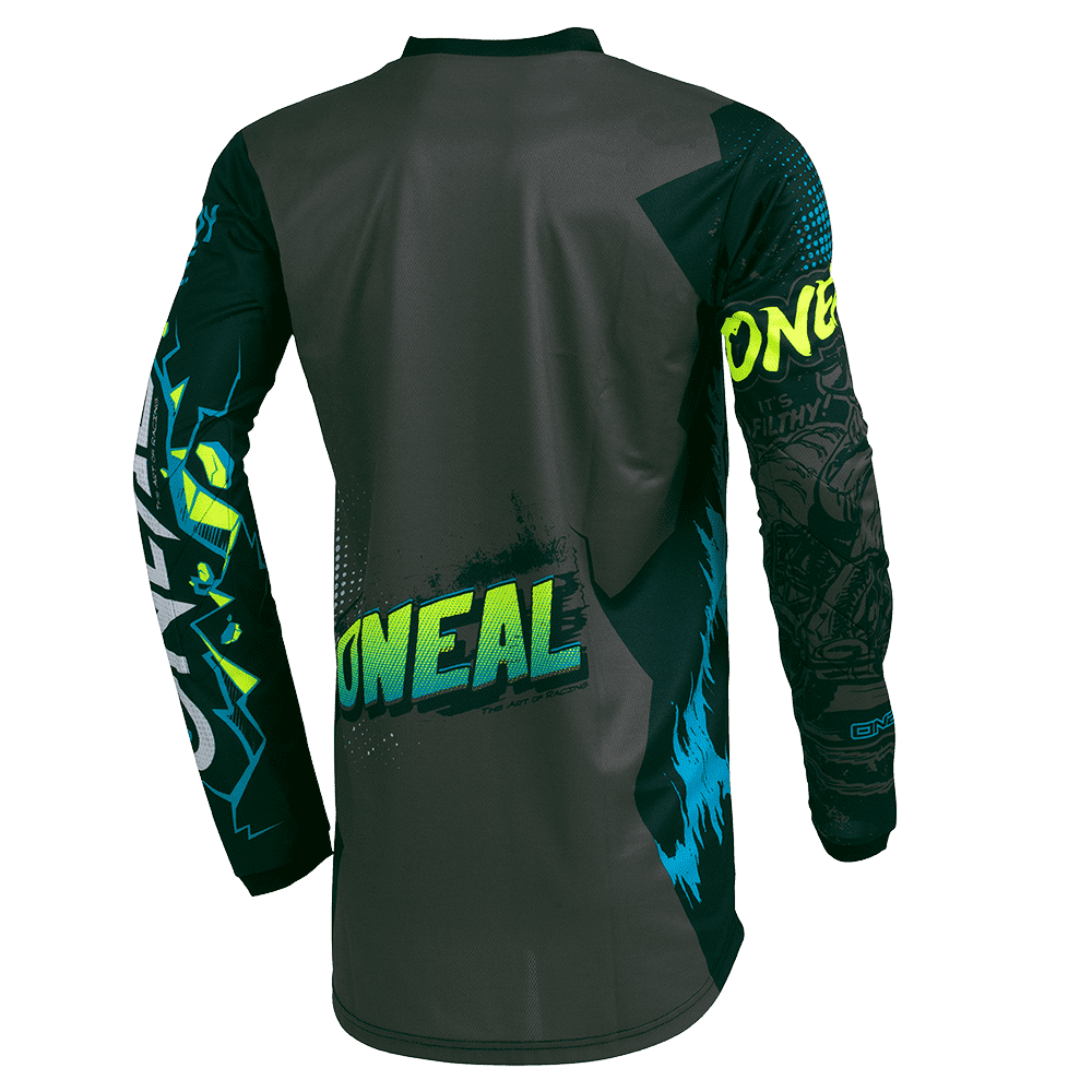 Maillot O'NEAL ELEMENT VILLAIN Junior Manches Longues Gris