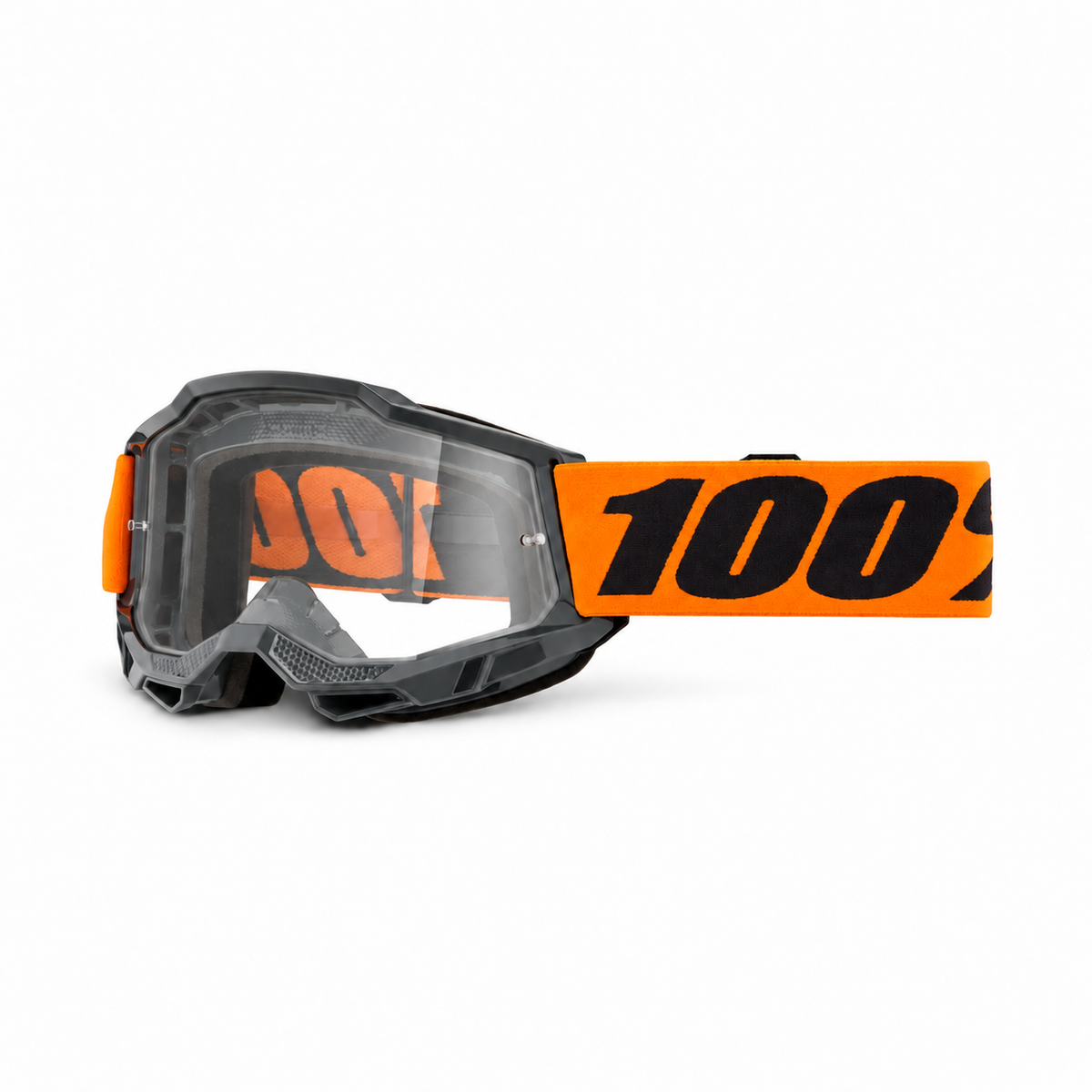 100% ACCURI 2 crossbril grijs/oranje met heldere lens