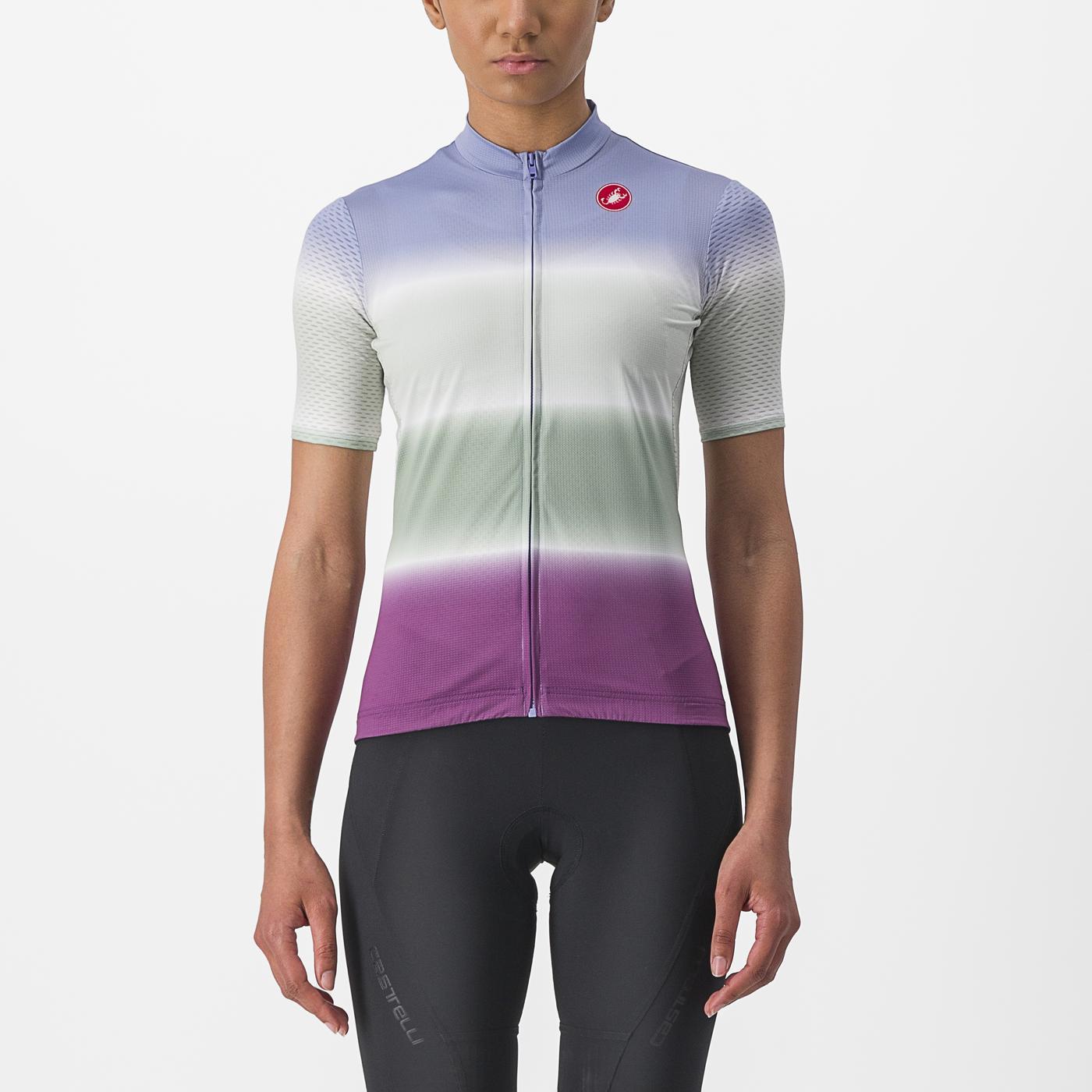 CASTELLI DOLCE Damestrui Korte Mouw Paars