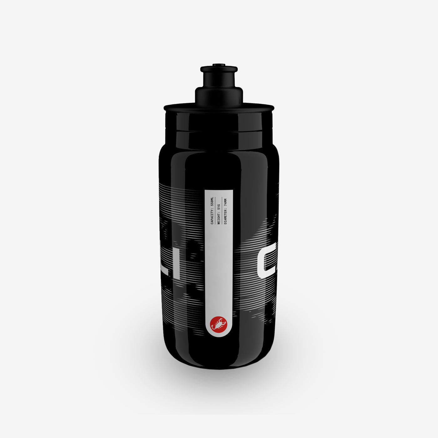 Bidon CASTELLI CLOUD (550ml) Noir