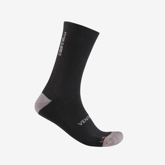 Chaussettes CASTELLI VENTI SOFT MERINO Noir