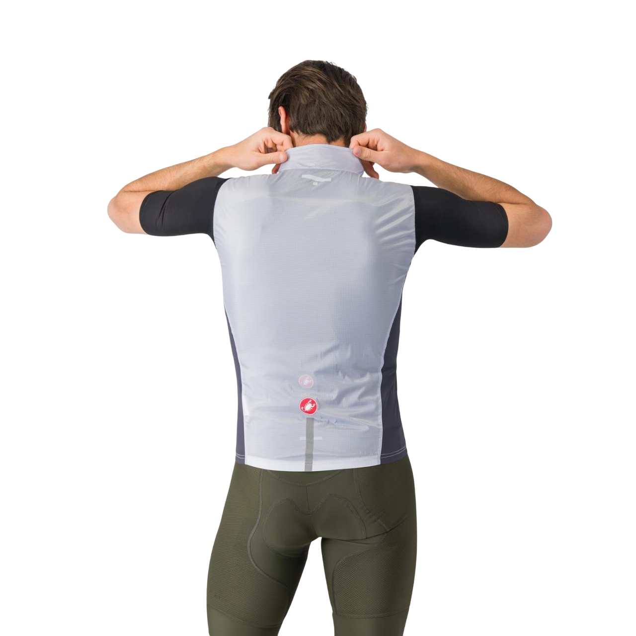 CASTELLI SQUADRA STRETCH Mouwloze Jas Grijs