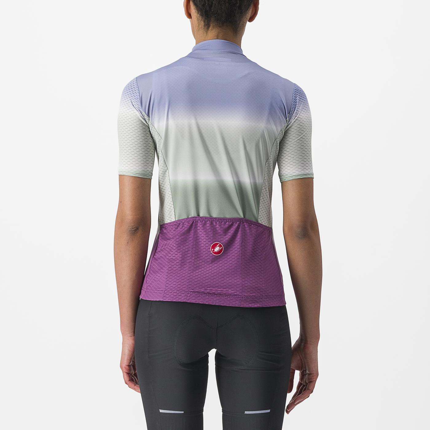 CASTELLI DOLCE Damestrui Korte Mouw Paars