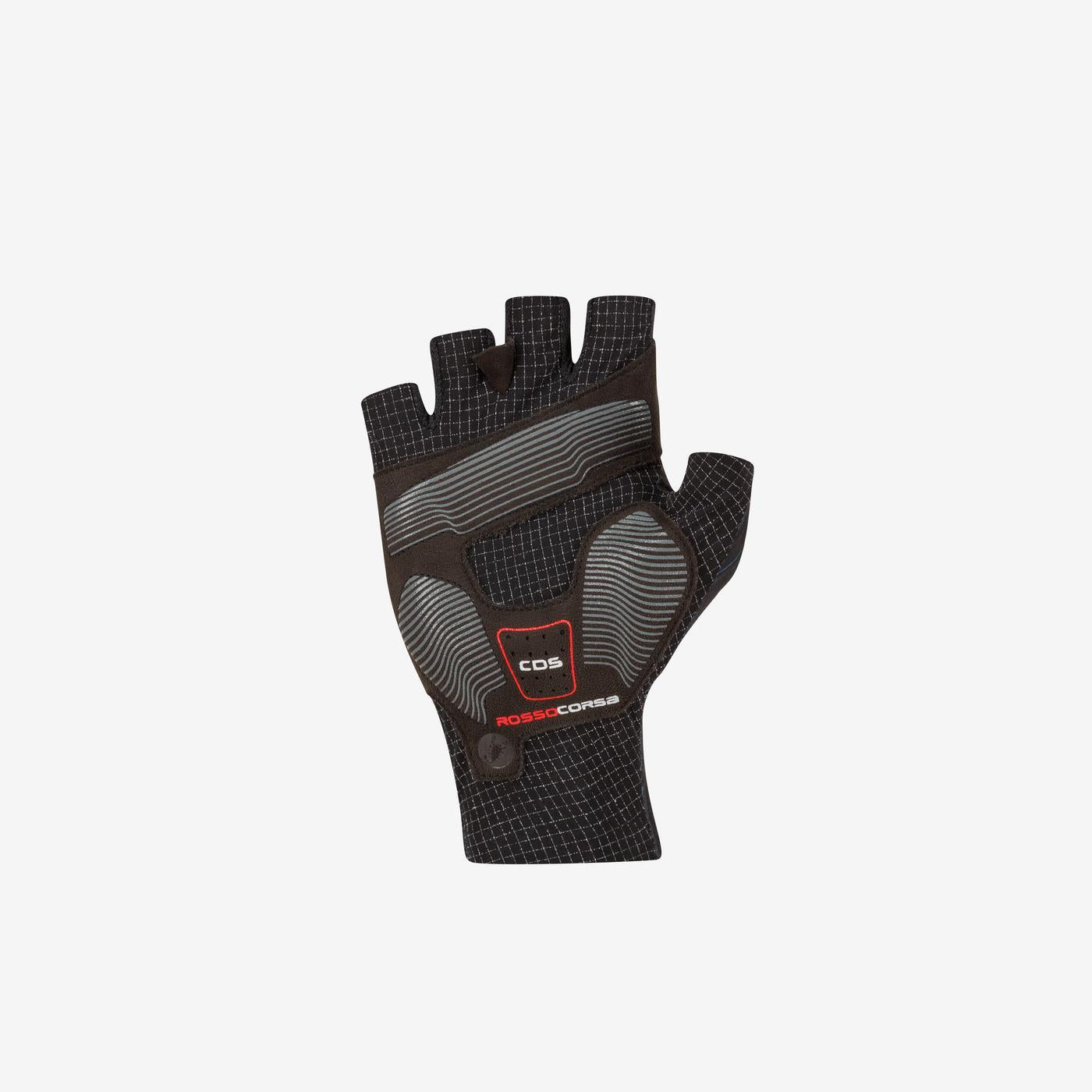 CASTELLI ROSSO CORSA PRO Korte Handschoenen Zwart