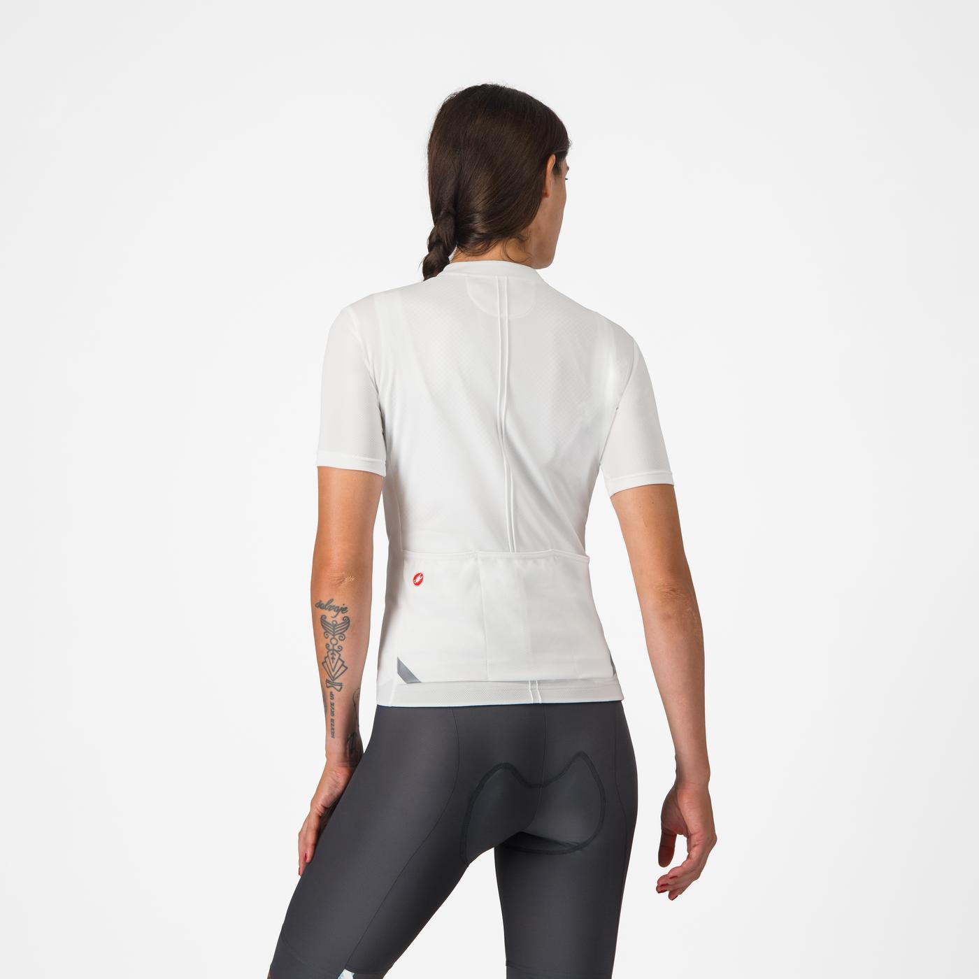 CASTELLI ANIMA 4 Damestrui met korte mouwen Wit