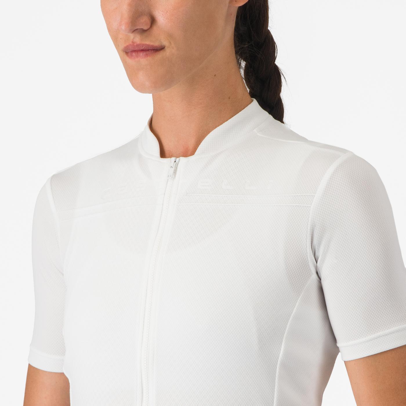 CASTELLI ANIMA 4 Damestrui met korte mouwen Wit
