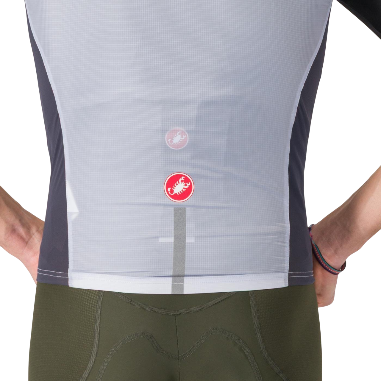 CASTELLI SQUADRA STRETCH Mouwloze Jas Grijs