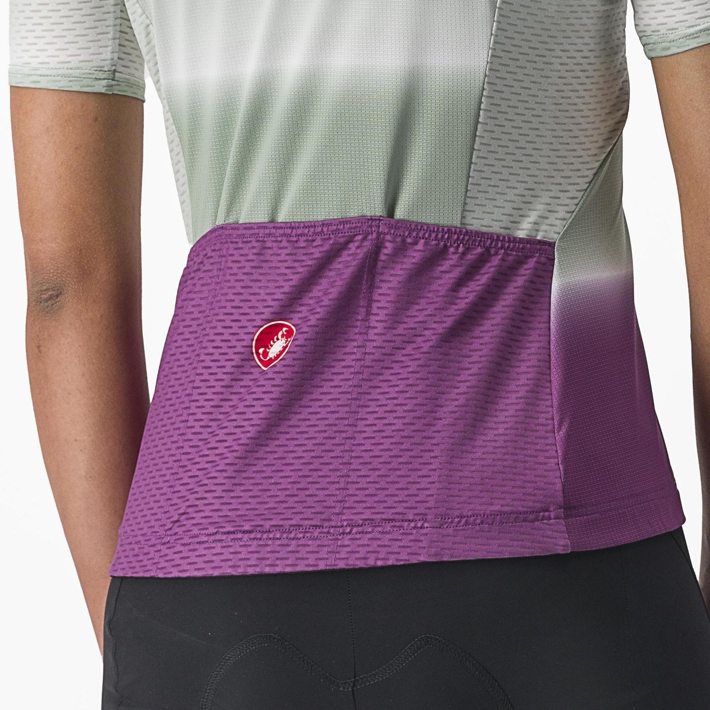 CASTELLI DOLCE Damestrui Korte Mouw Paars