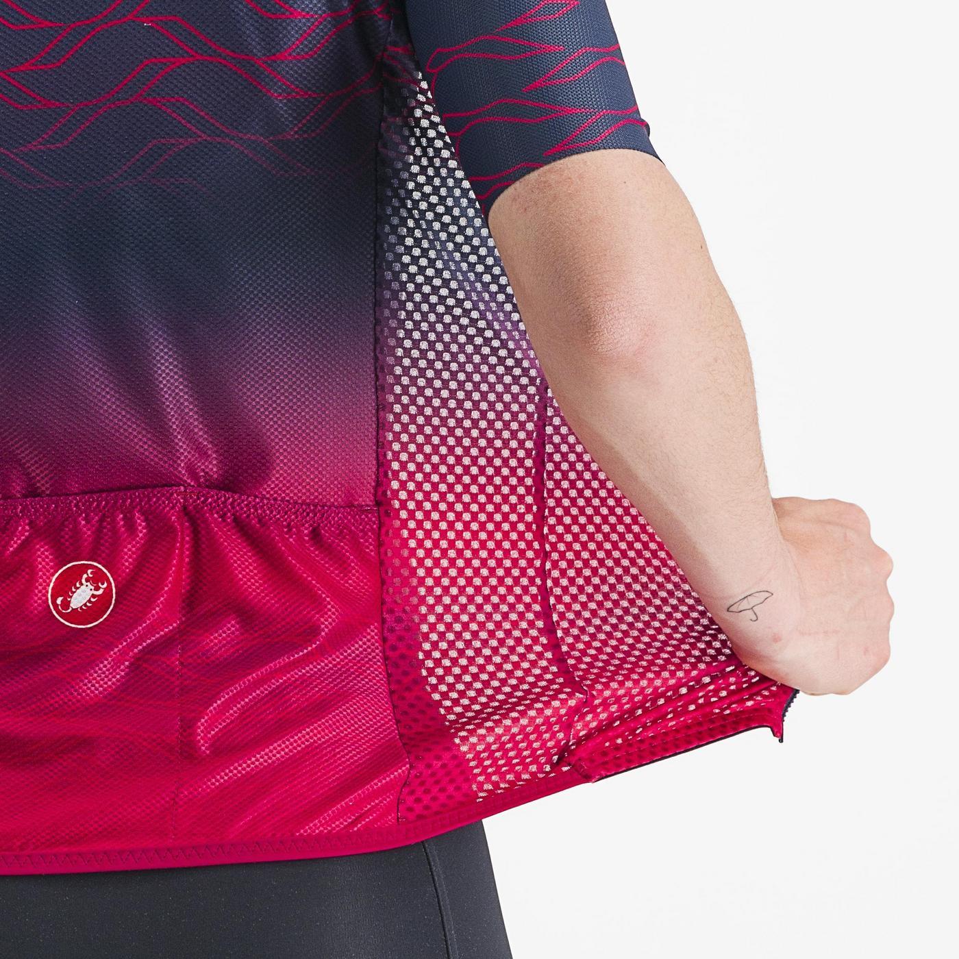 CASTELLI CLIMBER'S 2.0 W Damestrui met korte mouwen Navy/Roze