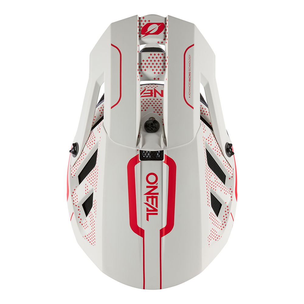 Casque VTT O'NEAL BLADE POLYACRYLITE STRIKE Blanc/Rouge