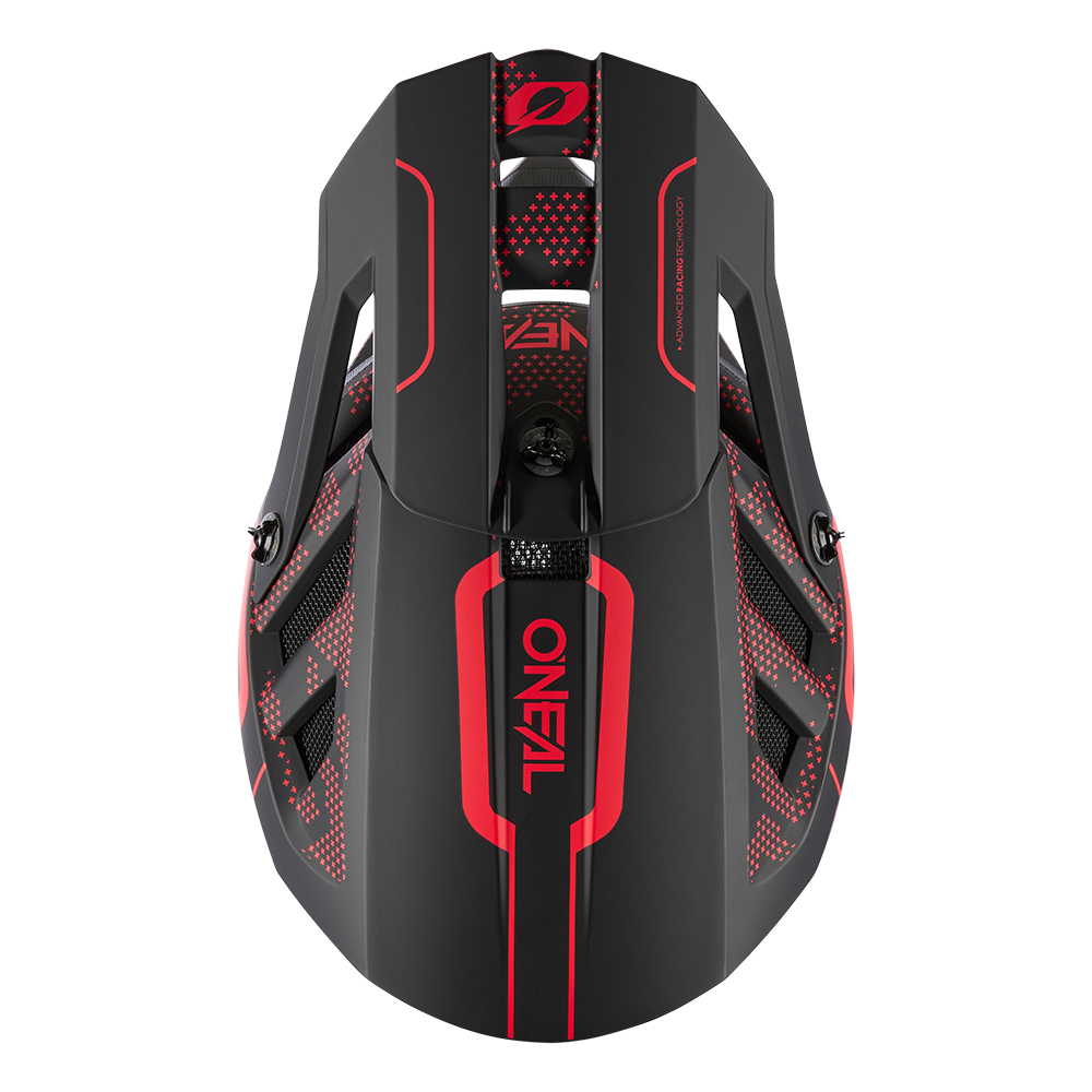 Casque VTT O'NEAL BLADE POLYACRYLITE STRIKE Noir/Rouge