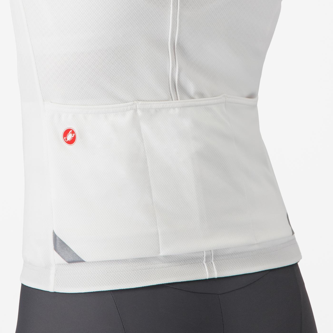 CASTELLI ANIMA 4 Damestrui met korte mouwen Wit