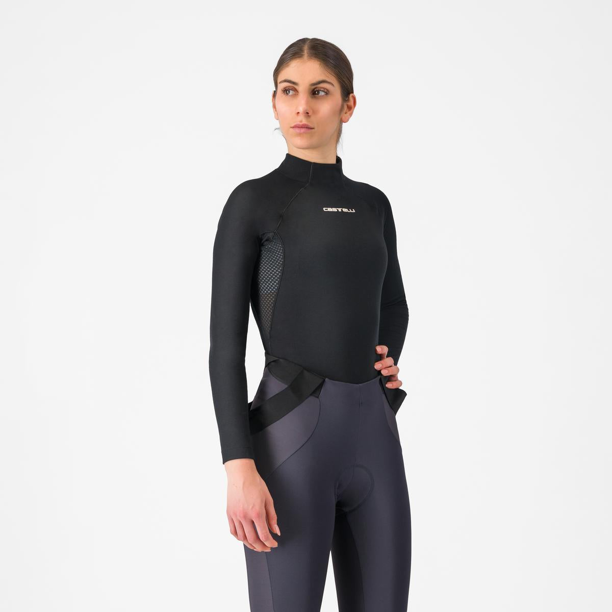 CASTELLI FLANDERS 2 Damesondergoed met lange mouwen Zwart