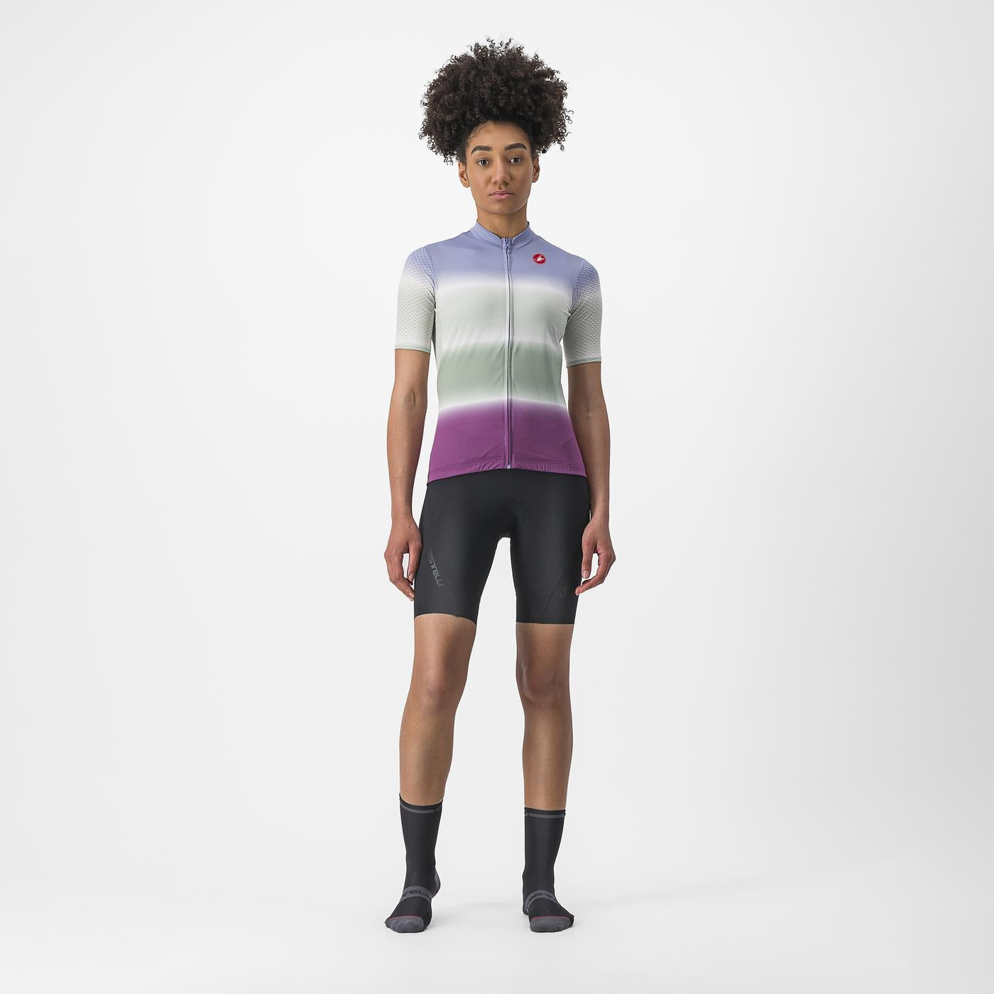 CASTELLI DOLCE Damestrui Korte Mouw Paars