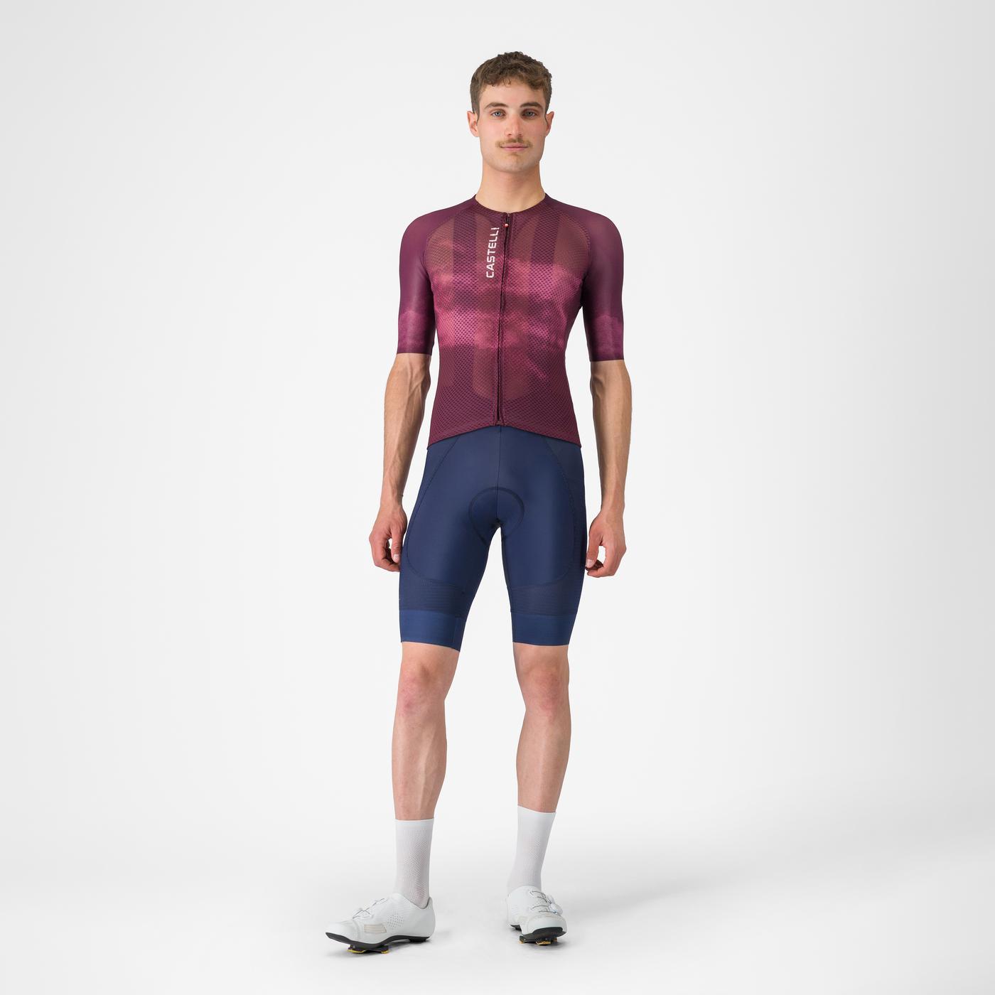 CASTELLI CLIMBER'S A/C Korte Mouw Jersey Bordeaux