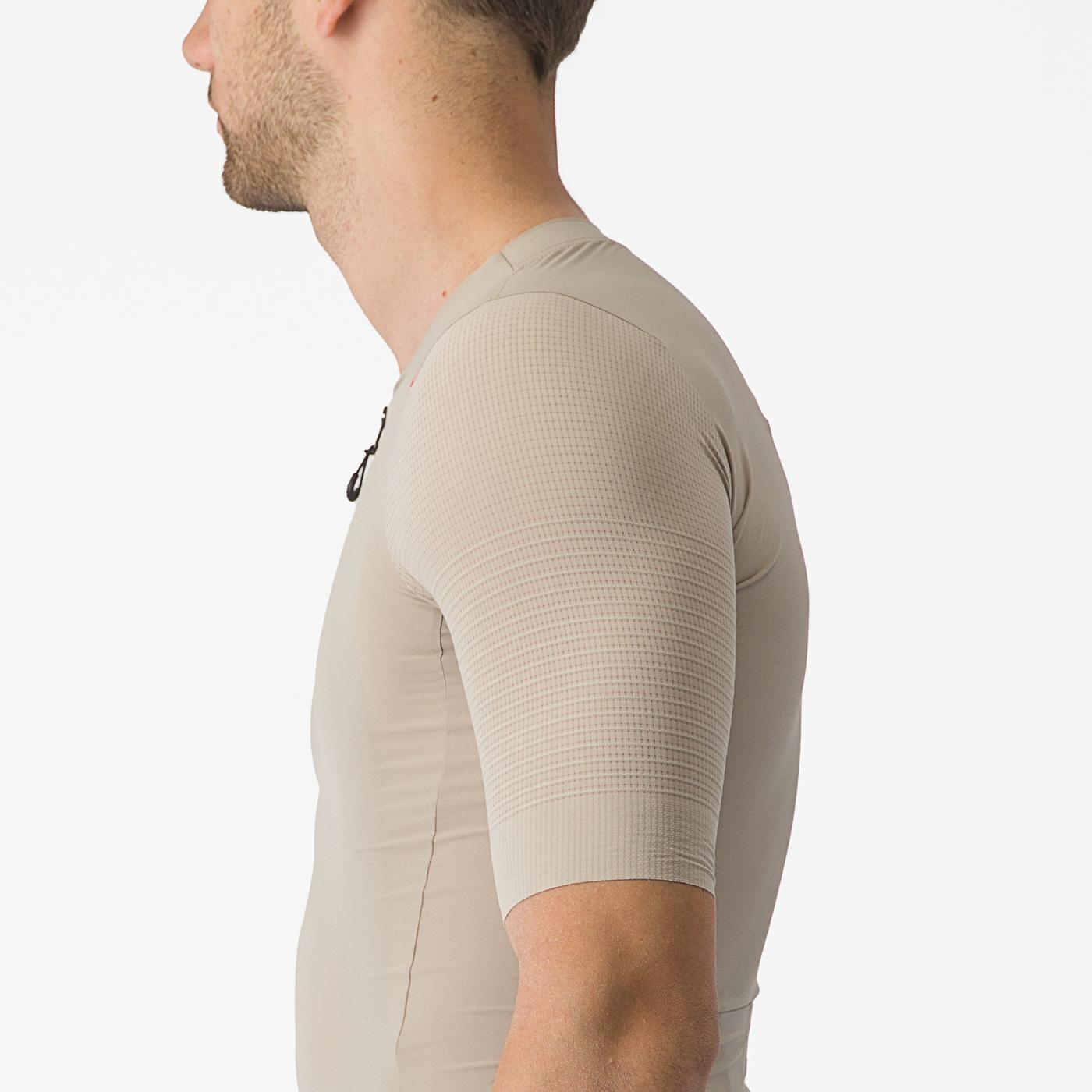 CASTELLI PREMIO Korte Mouw Beige Jersey