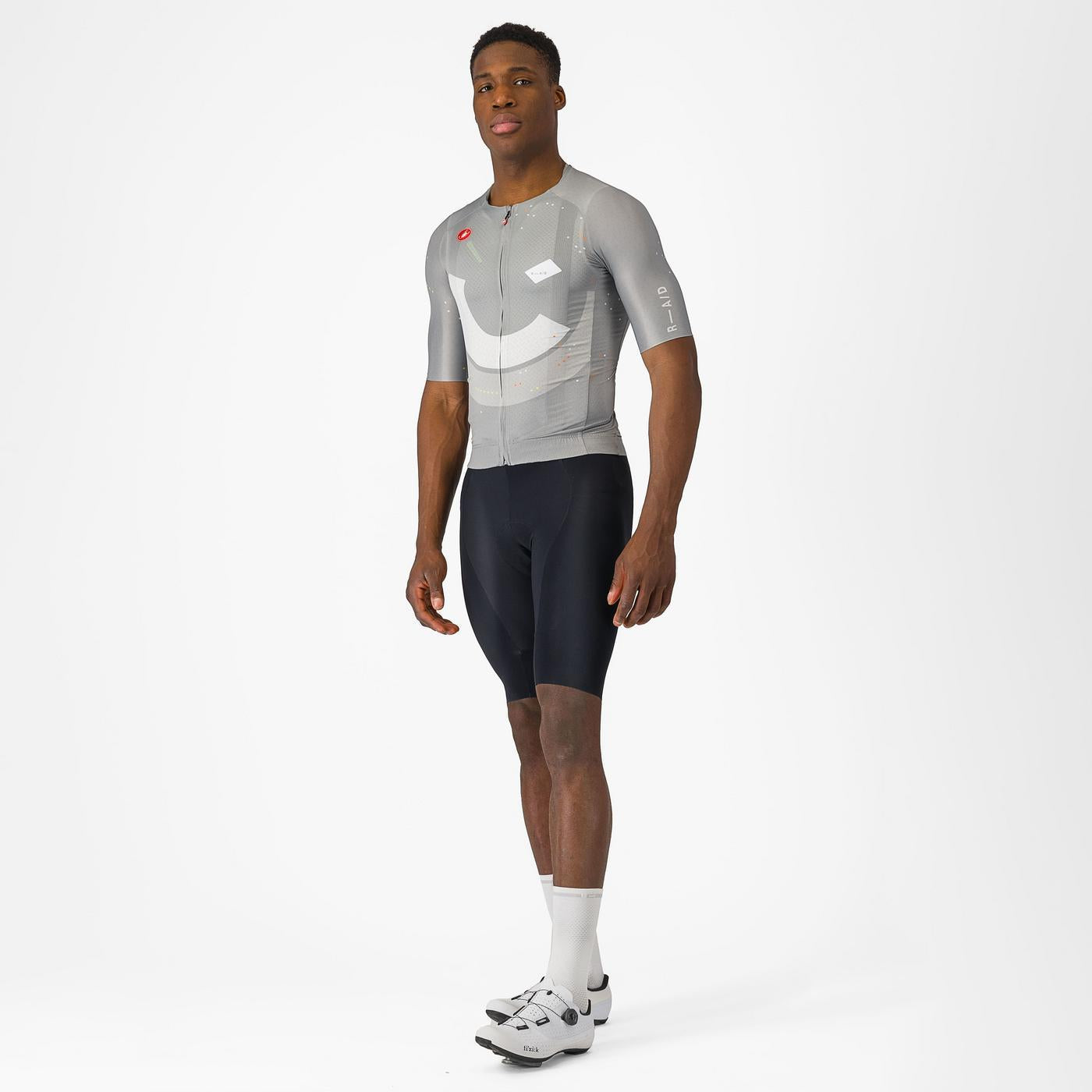 CASTELLI R-A/D Korte Mouw Jersey Grijs