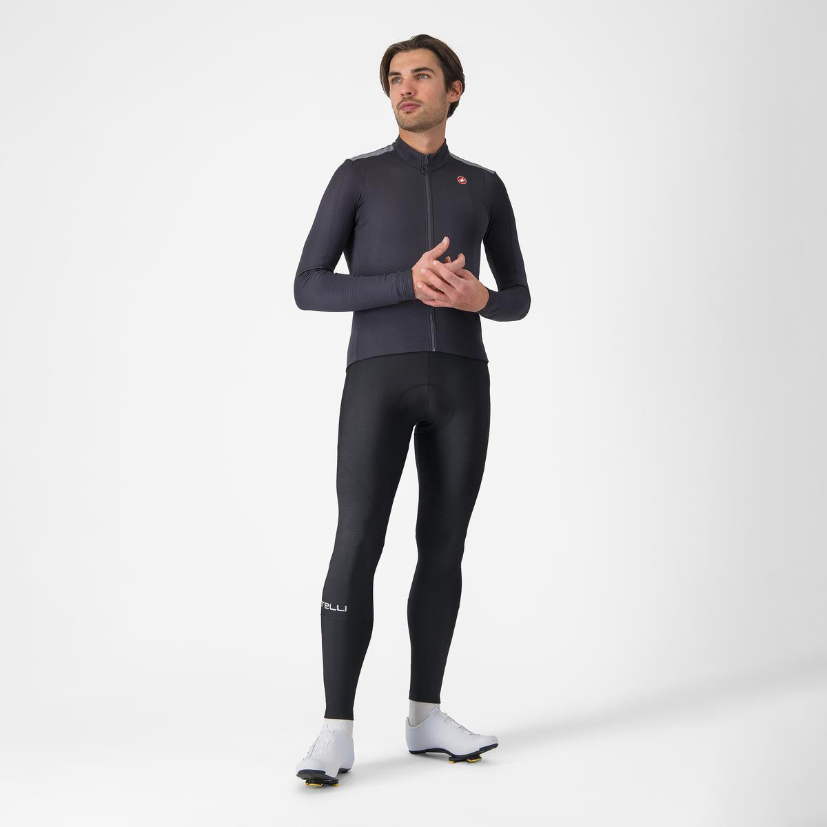 Maillot CASTELLI PURO 4 Manches Longues Gris