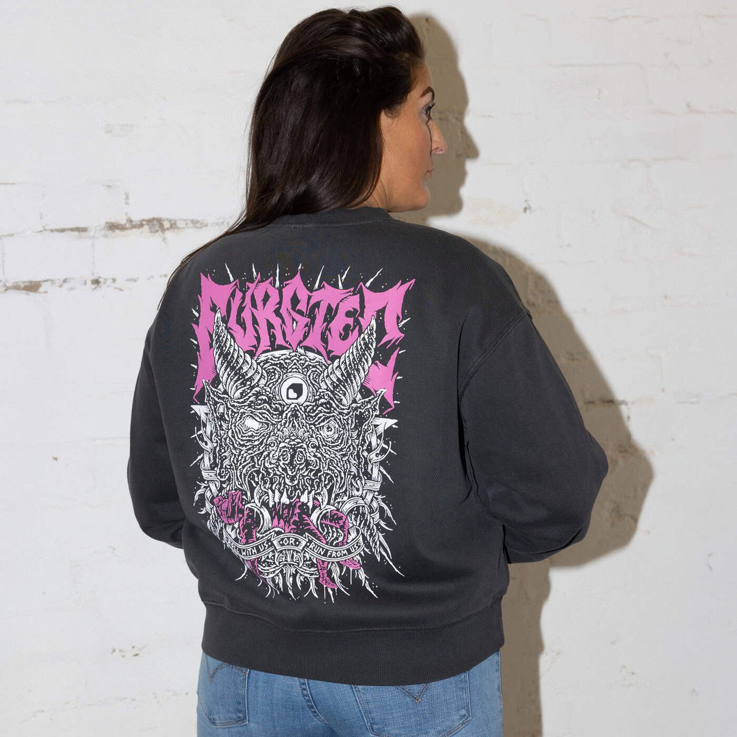 Sweat BURGTEC WOMEN'S ROLL WITH US FADED