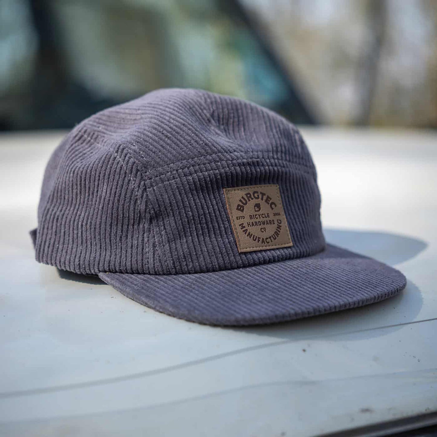 Casquette BURGTEC BANDIT CORDUROY FIVE PANEL Gris