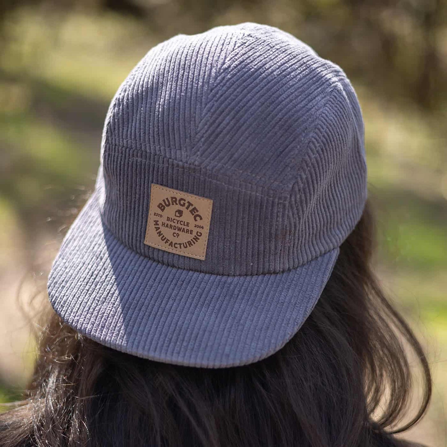 Casquette BURGTEC BANDIT CORDUROY FIVE PANEL Gris