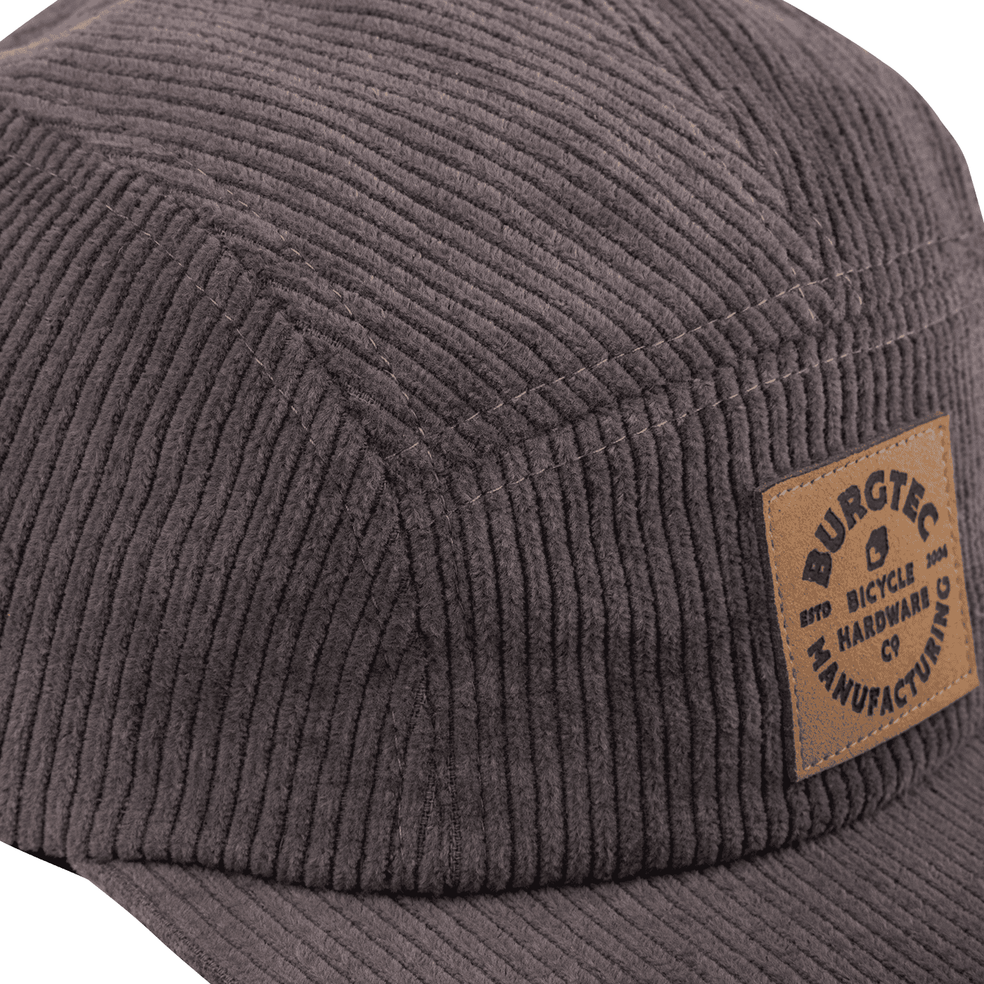 Casquette BURGTEC BANDIT CORDUROY FIVE PANEL Gris