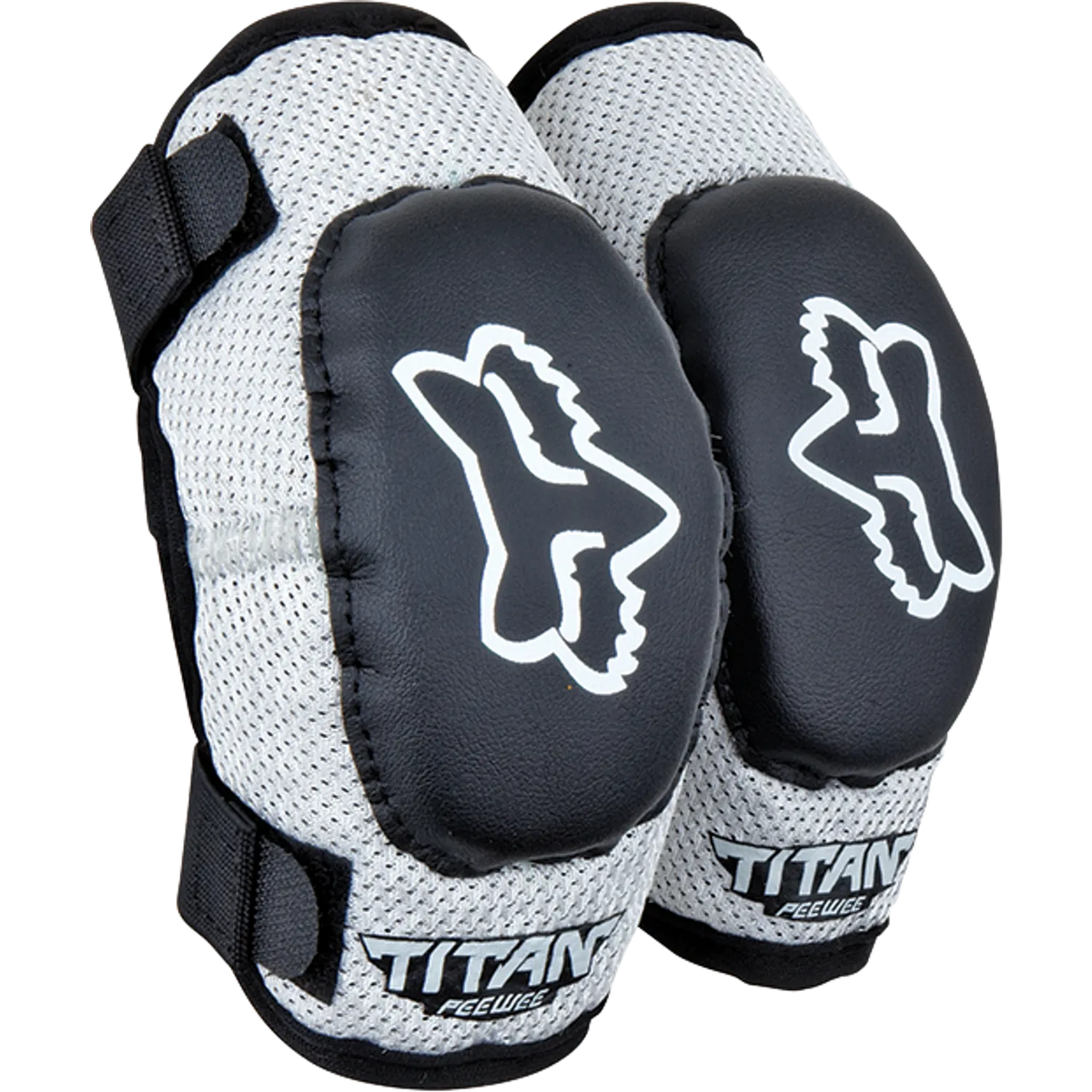FOX PEEWEE TITAN Junior-elleboogbeschermers zwart/zilver