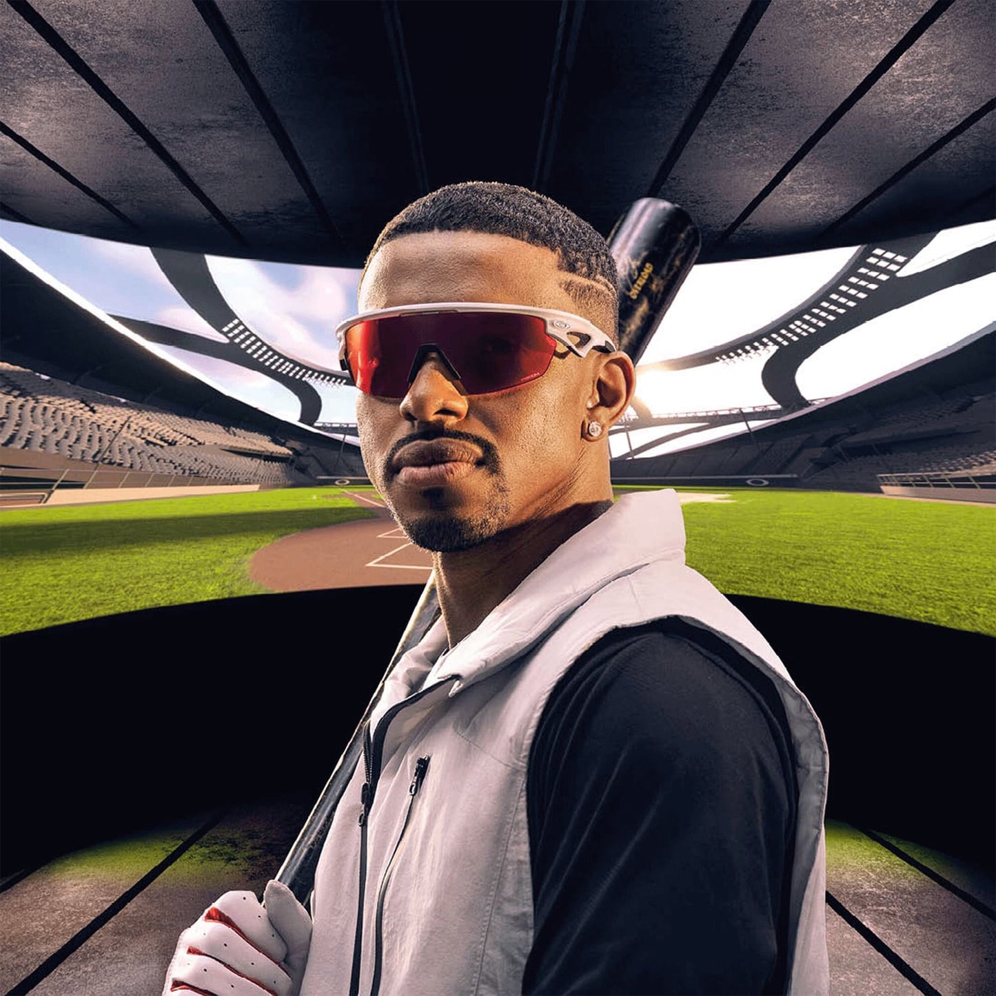 Lunettes OAKLEY SPHAERA Blanc Matt Prizm Field - 0OO9403-1136