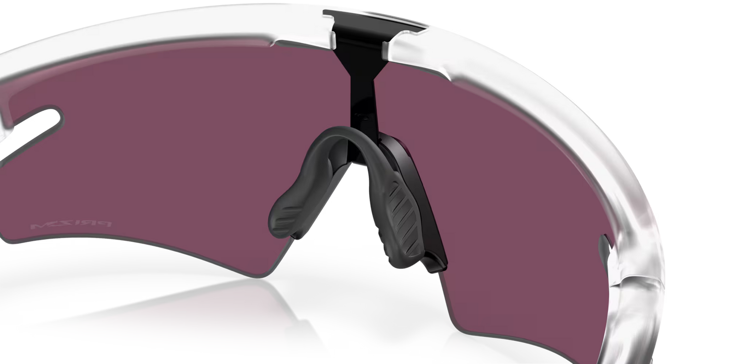 Lunettes OAKLEY SPHAERA SLASH Matt Clear Verre Prizm Road Noir - OO9499-1036