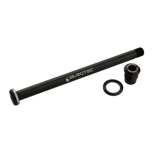 BURGTEC 174mm achterwielas voor Yeti frame zwart