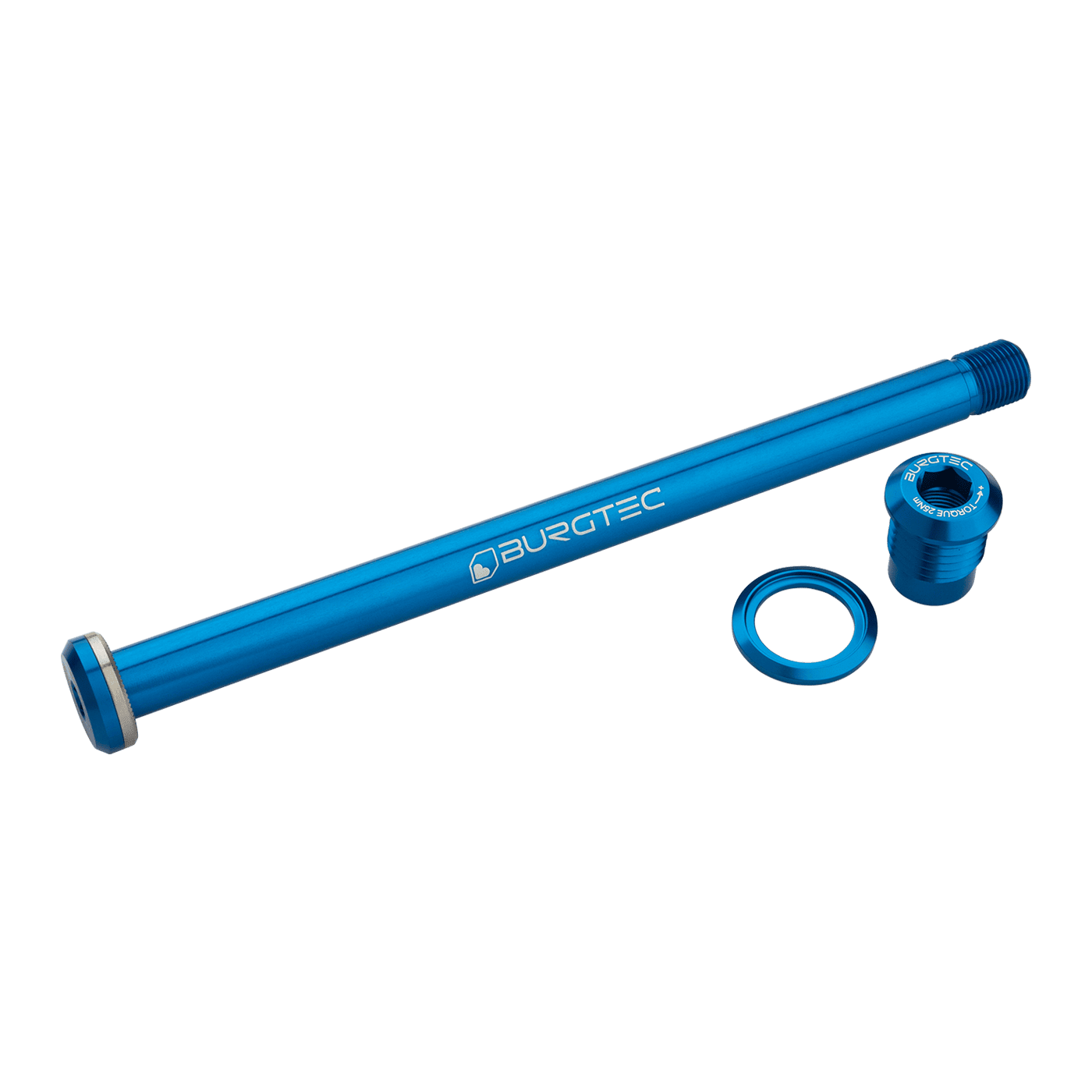 BURGTEC 174mm achterwielas voor Yeti frame donkerblauw