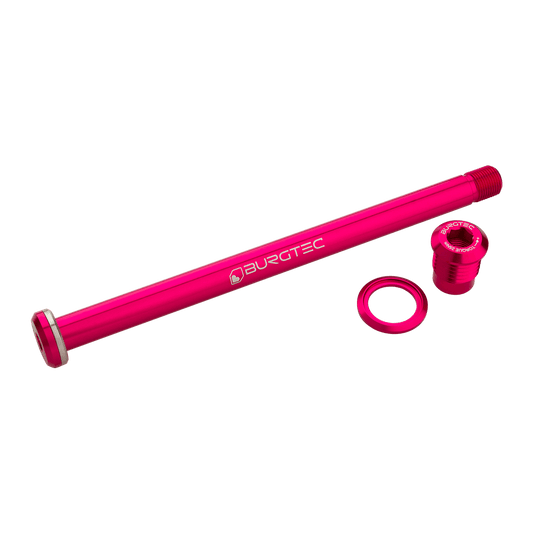 BURGTEC 174mm achterwielas voor Yeti frame roze