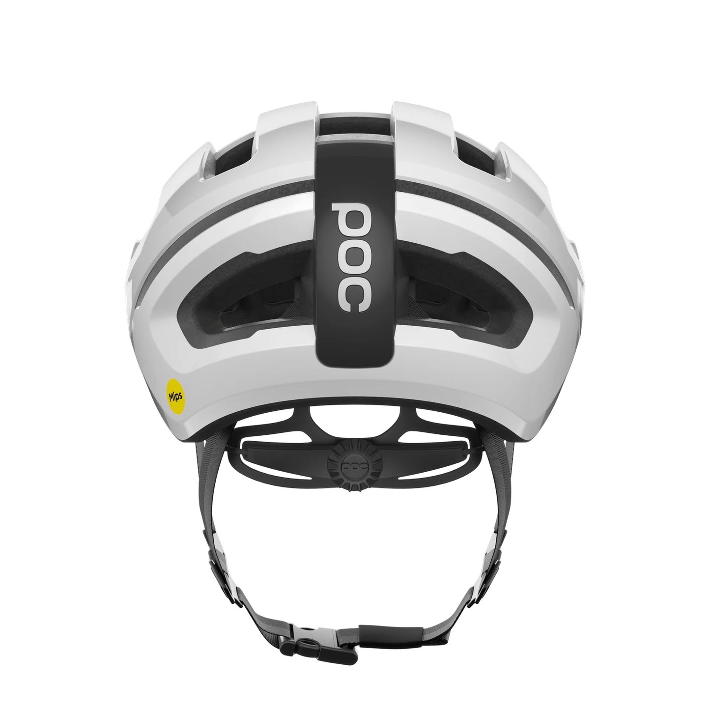 Casque Route POC OMNE AIR MIPS Logo Blanc/Noir Matt