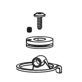 Kit Bouton de Cartouche de Compression ROCKSHOX Remote 17mm pour XC32 (POPLOC/PUSHLOC) #11.4018.011.001