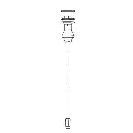 RockShox DebonAir-luchtveer-as kit 150 mm voor 27,5"/29" (38 mm), voor Domain B1+ (2022+) #11.4018.111.015