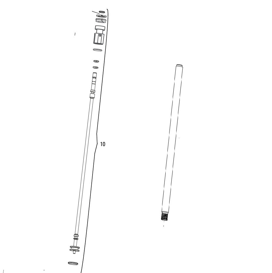 Hoofdzuigerkit voor ROCKSHOX REVERB-zadelpen 420x125mm (A2-set) #11.6818.019.050