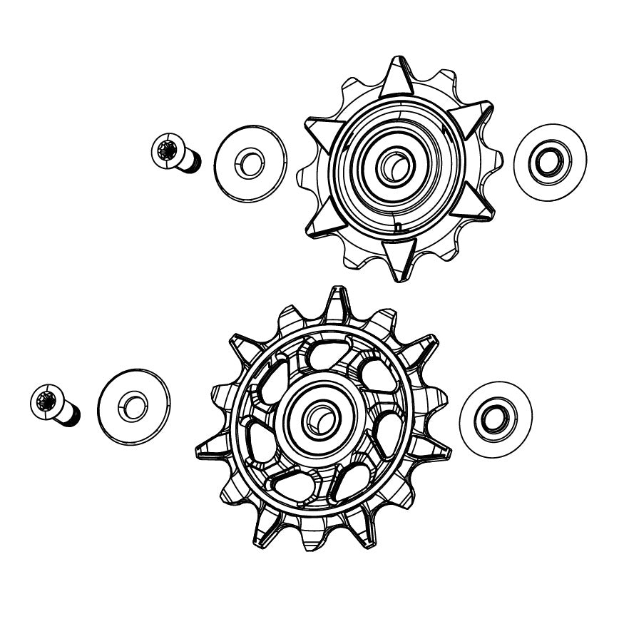 SRAM XX DH T-TYPE EAGLE AXS 7-speed achterderailleurkooien