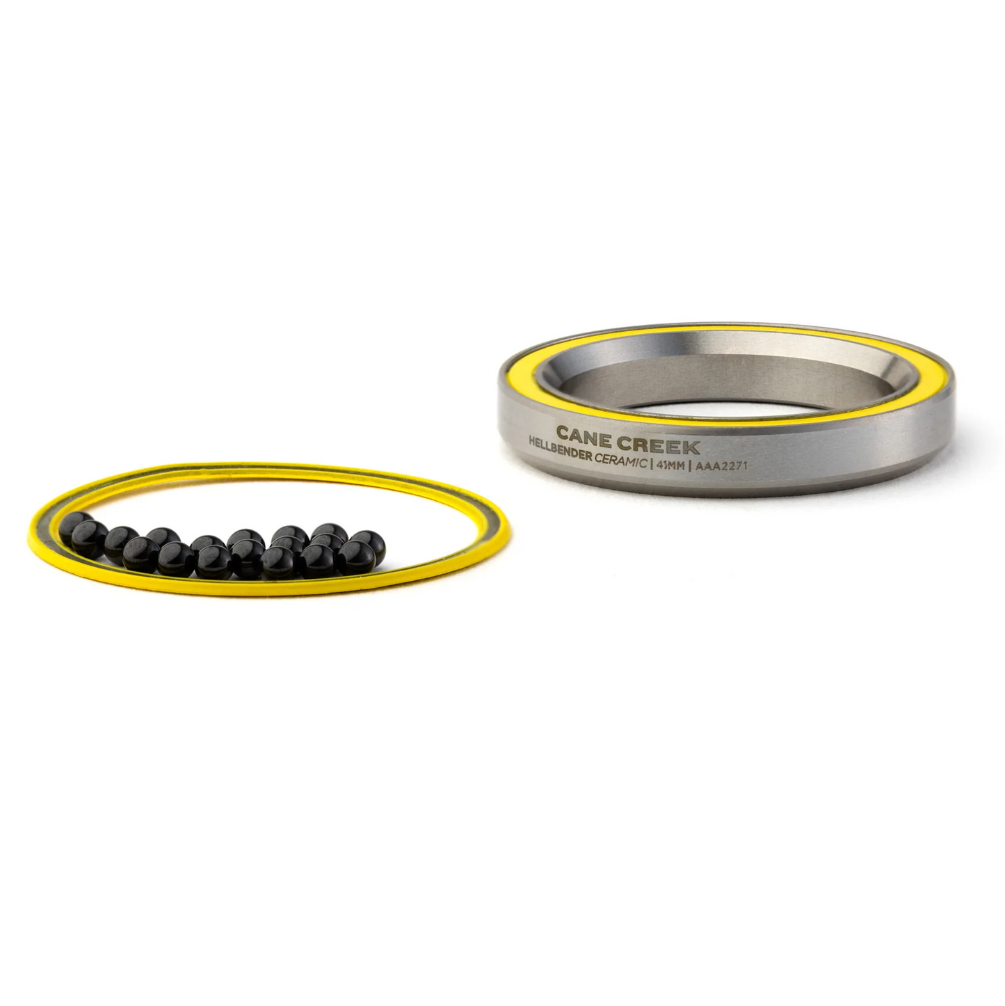 Semi-geïntegreerd/extern conisch keramisch balhoofd CANE CREEK 110 1"1/8-1.5" ZS44/EC44 Zwart