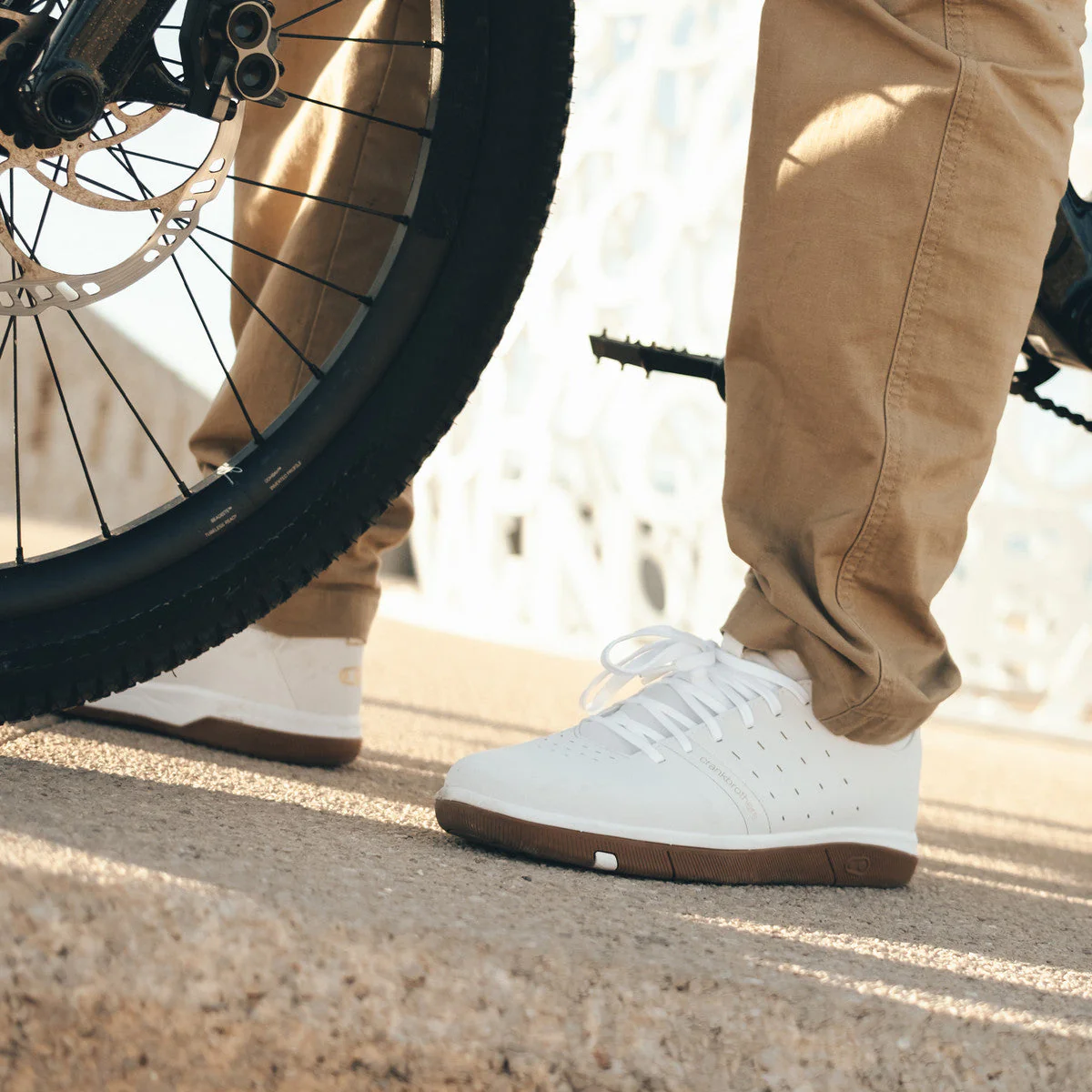CRANKBROTHERS STAMP STREET FABIO WIBMER FLAT Wit MTB Schoenen
