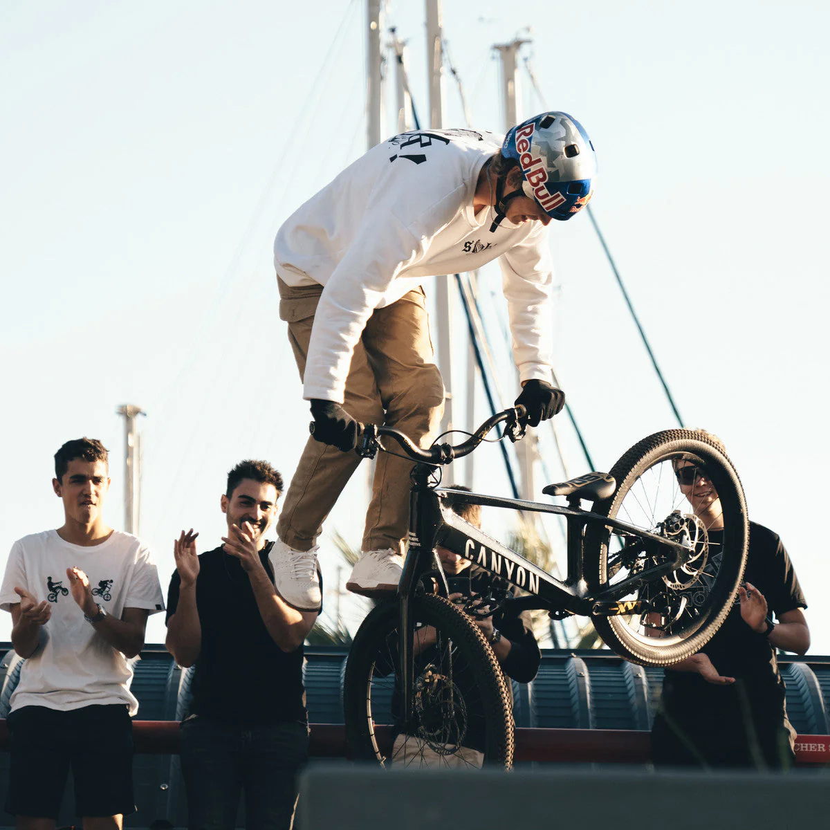 CRANKBROTHERS STAMP STREET FABIO WIBMER FLAT Wit MTB Schoenen