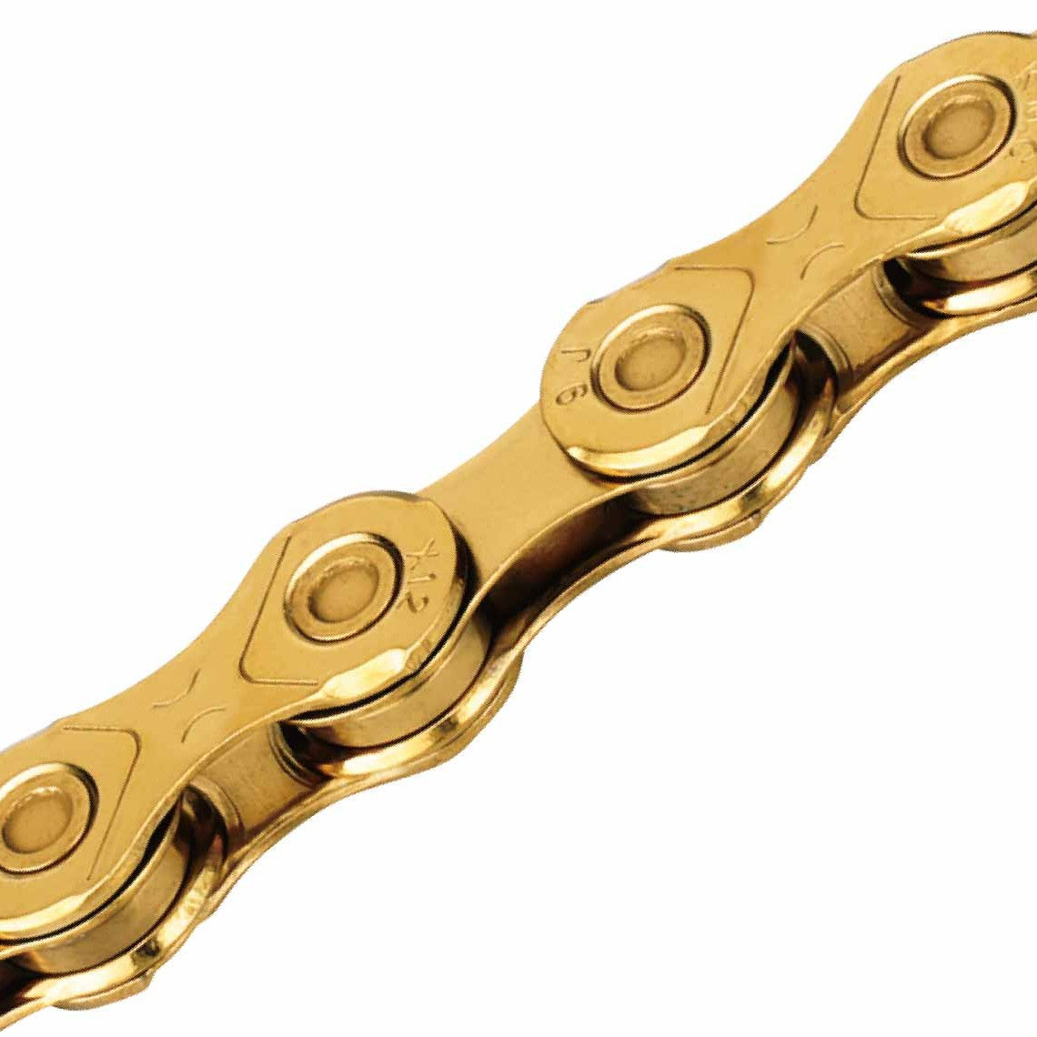 12V-ketting KMC X12 Ti-N Goud