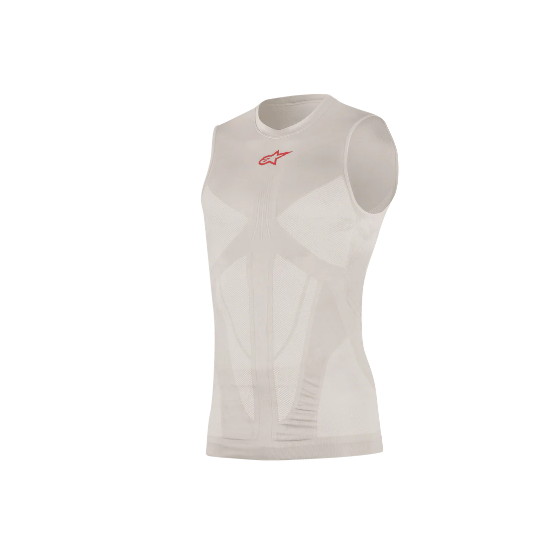 Sous-Vêtement ALPINESTARS TECH TANK SUMMER Sans Manches Gris/Rouge