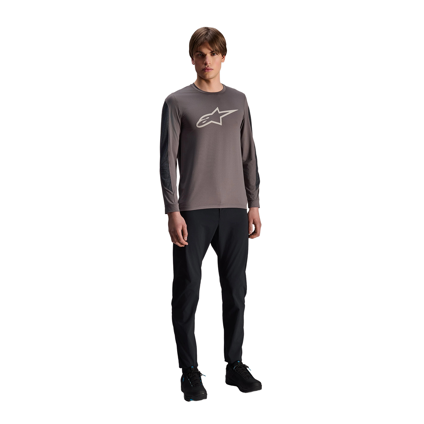 ALPINESTARS A-DURA INSET ASTAR Lange Mouw Jersey Grijs
