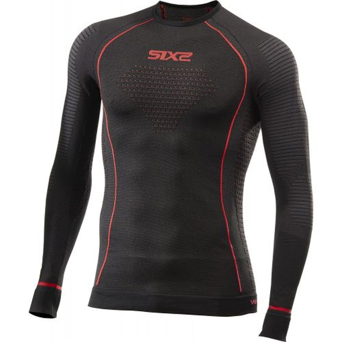 Ondergoed SIXS TS2W CU Lange Mouwen Zwart Carbon
