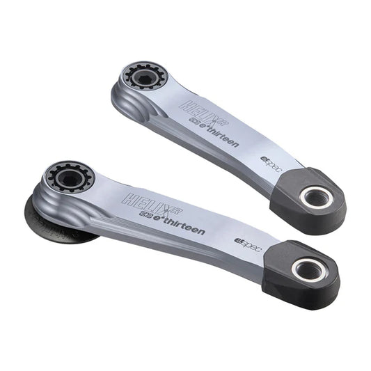 Manivelles VAE E.THIRTEEN E-SPEC HELIX RACE ALLOY pour Bosch CX Gen4/5 / Brose S Mag Offset 26mm Argent