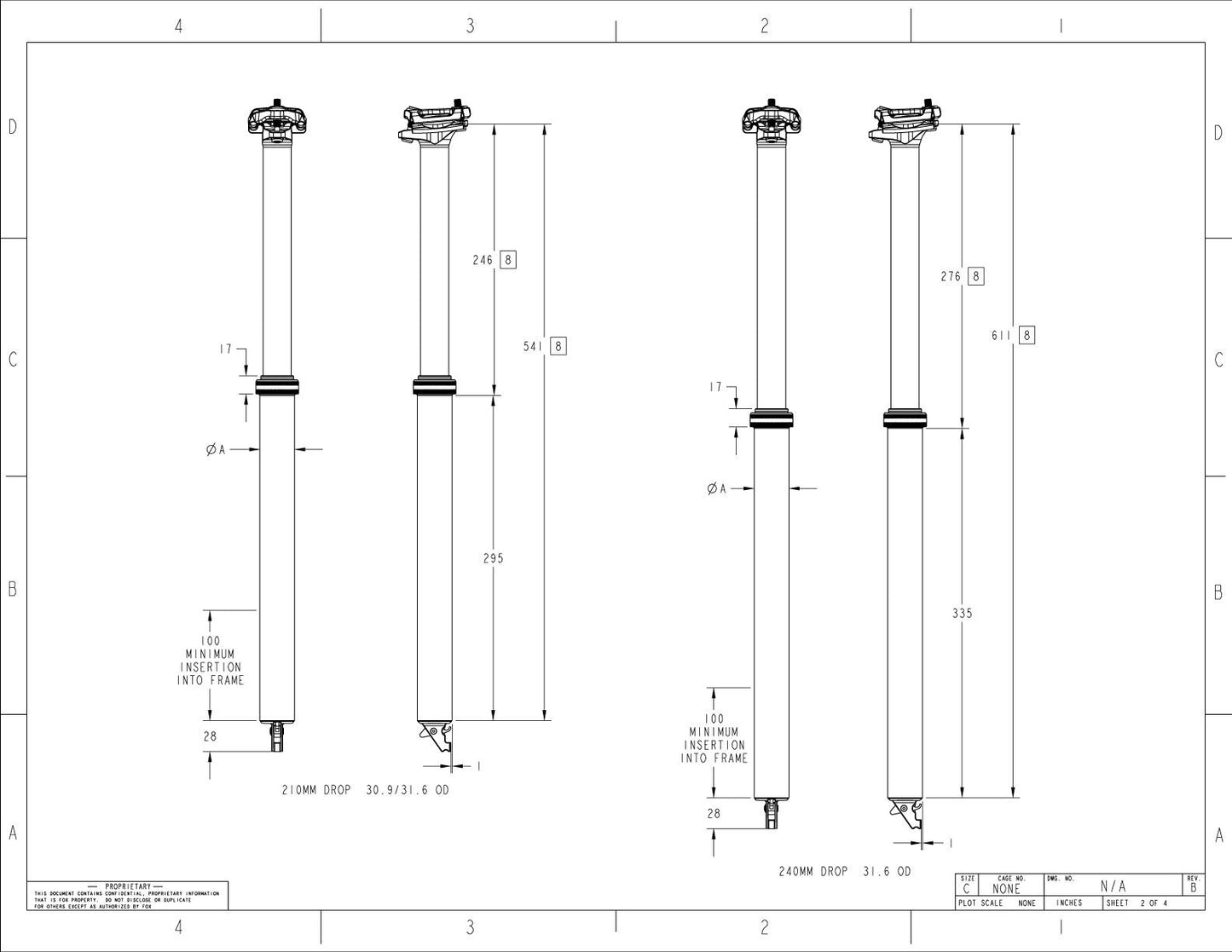 Tige de Selle Télescopique FOX TRANSFER PERFORMANCE ELITE