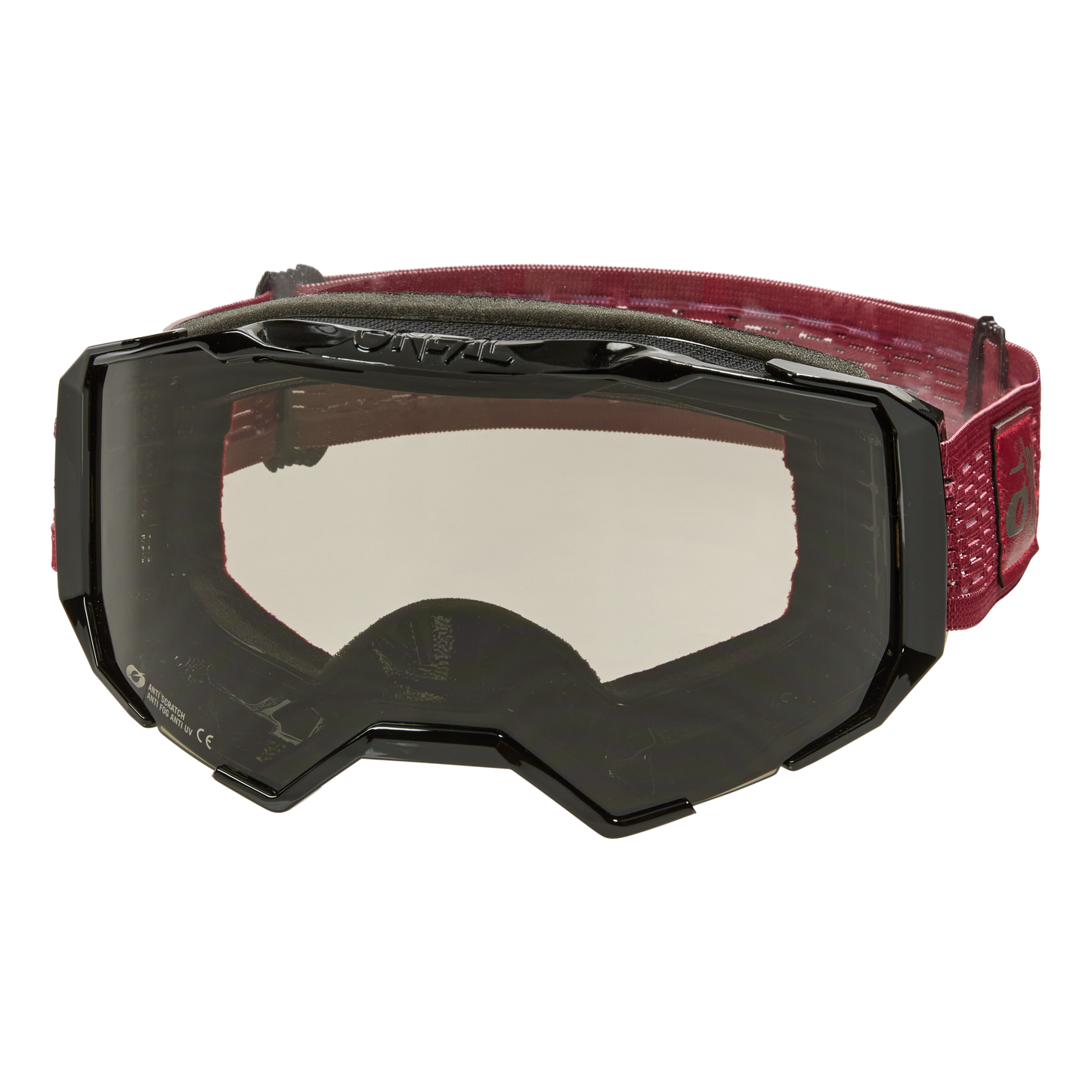 O'NEAL B-22 STATIC Veiligheidsbril Rood Grijs Scherm