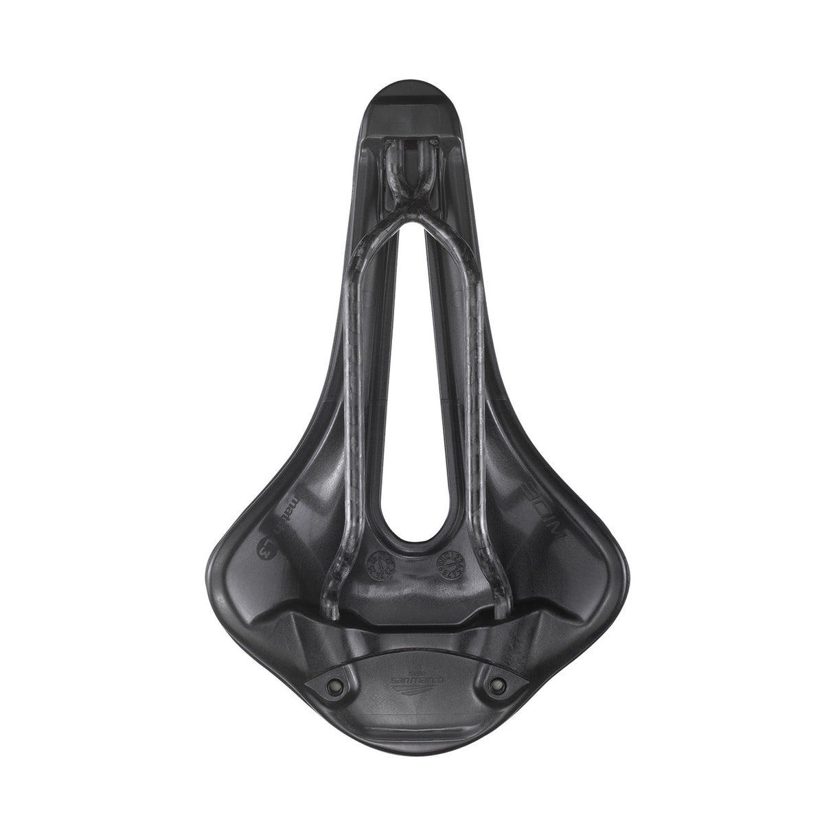 SAN MARCO Shortfit 2.0 Carbon FX Pro Series L3-zadel - onderaanzicht